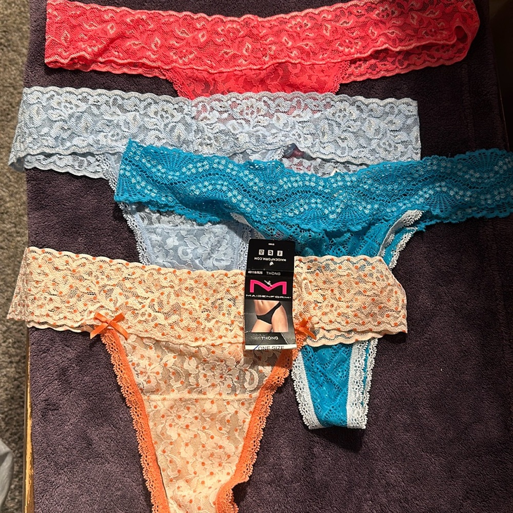 Lacey panties in beautiful colors